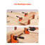 Bar Clamps for Woodworking, 76.2 cm Parallel Clamp Set, F-Clamp with 680 kg Load Limit, Even Pressure, High-strength Plastic and Carbon Steel, for Woodworking Metal Working, Orange