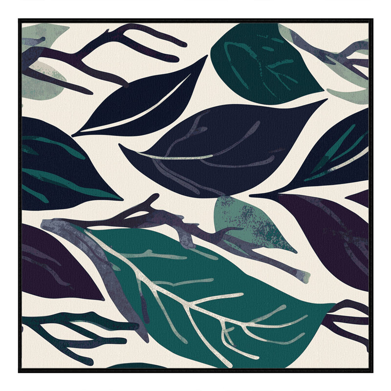 Midnight Bloom Rug, Square 4'