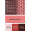 Tapis tissé à la machine en rouge