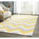 Sanyla Hand Tufted Wool Chevron Rug