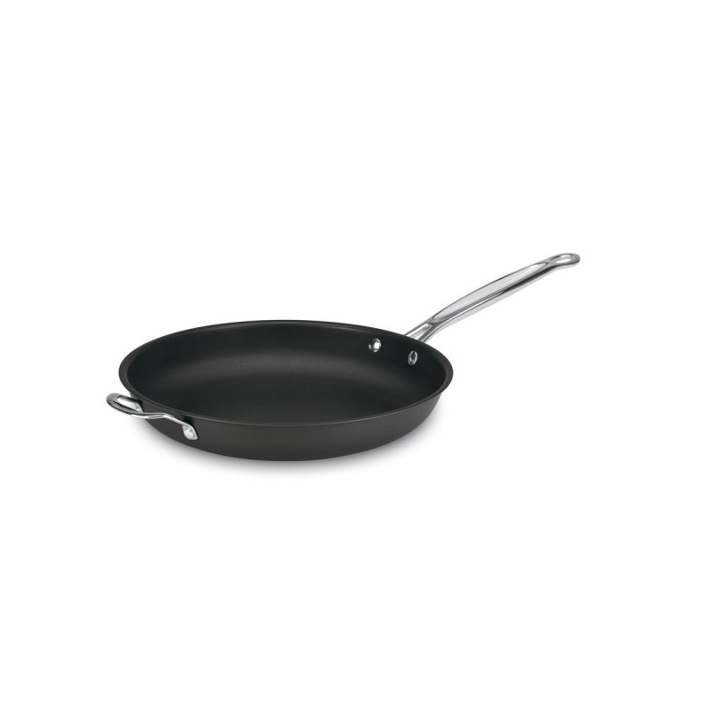 Non Stick Stainless Steel Skillet, 14" W