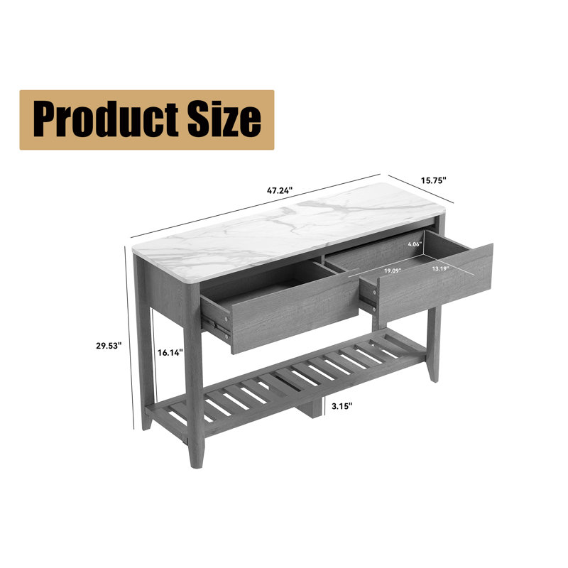 Aalieyah 47.24'' Console Table