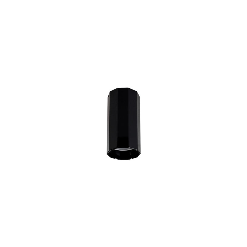 Grullon Flush Mount, 12cm H x 5.5cm W x 5.5cm D, Black