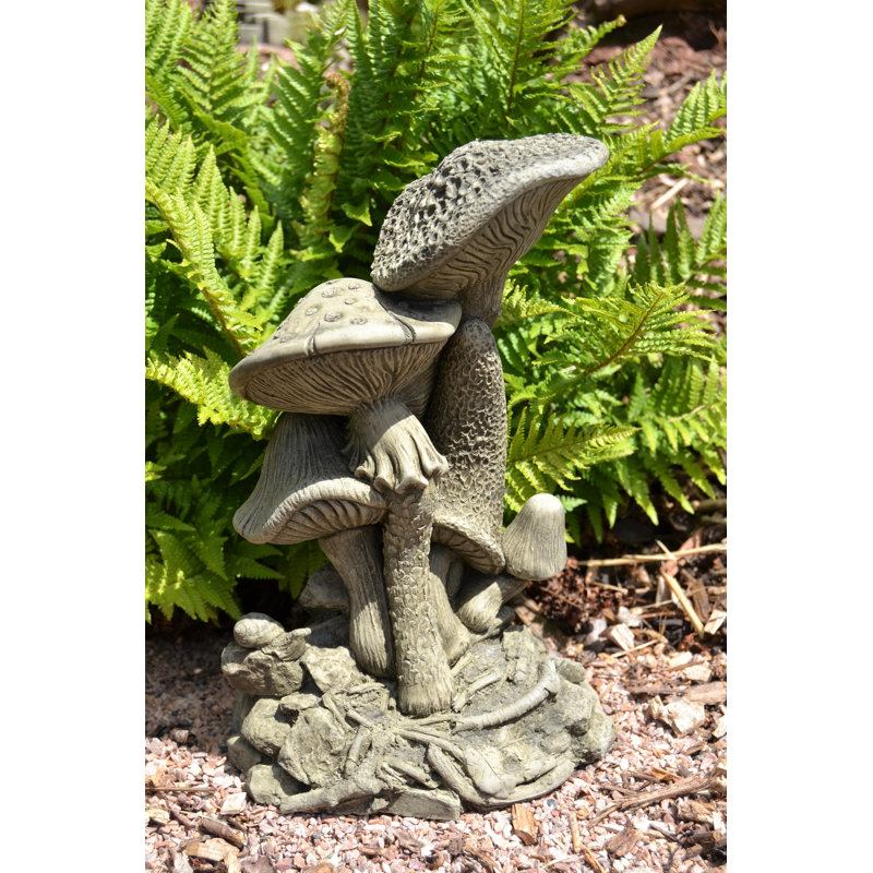 Mia Plants & Flowers Stone Garden Statue