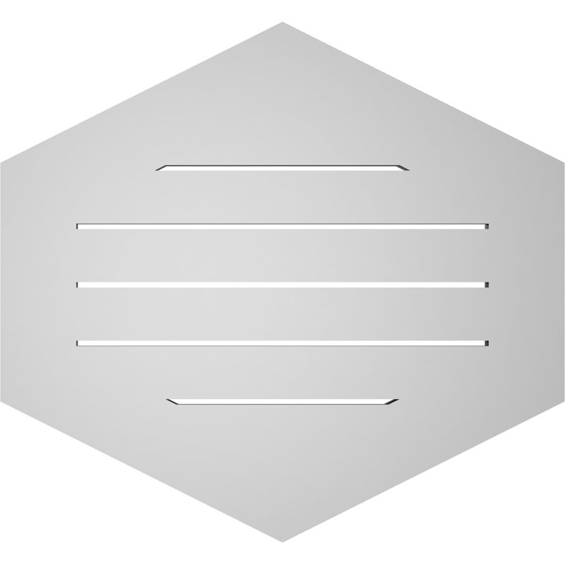 Pente verticale verticale en uréthane 6 pi, H 24 po x l 26 po x P 1 po
