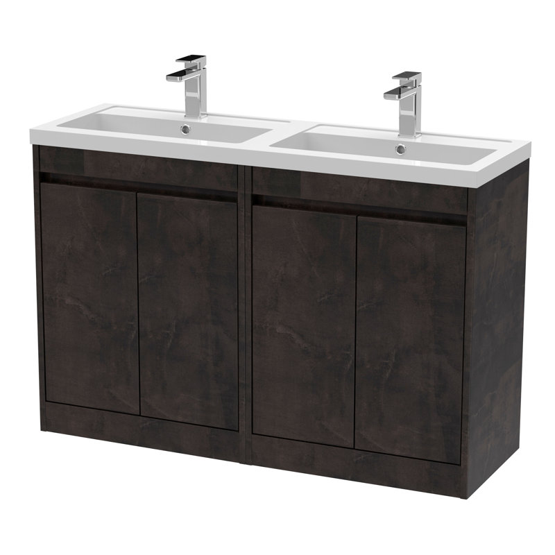 Havana 1240 mm Bathroom Vanity, Metallic Slate