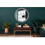 Huldar Glass Flat Wall Mirror