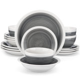 ORI 16 Piece Stoneware Dinnerware Set - Service for 4