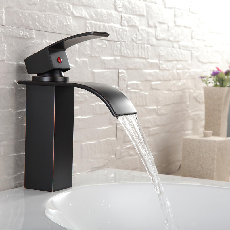 Bathroom Faucet, Faucet for Bathroom Sink, Single Hole Bathroom Faucet Modern Single Handle Vanity Basin Faucet
