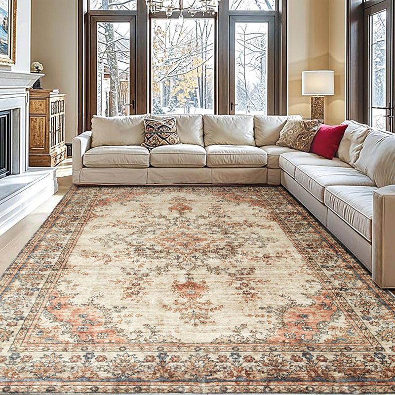 Camilla Vintage Look Shag Area Rug, Rectangle 200 x 290cm