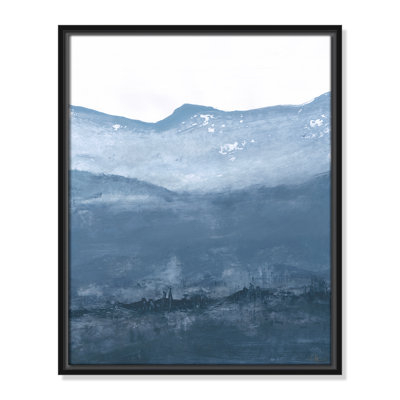 Into the Blue Horizon 1 by Filippo Ioco - Floater Frame Print on Canvas