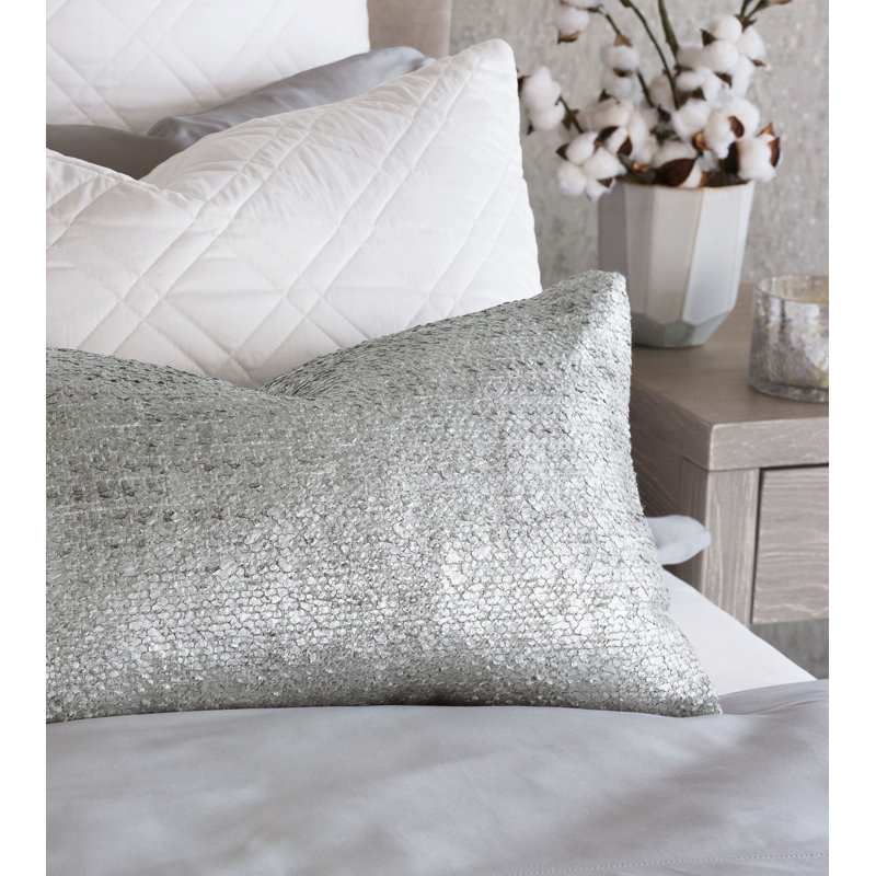 Coperta Cotton Pillow Sham, White, Standard