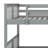Roomy Full Over Full Bunk Bed With Robust Ladder-1814989138