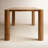 Channing Oak Solid Wood Dining Table-71625493-71625494