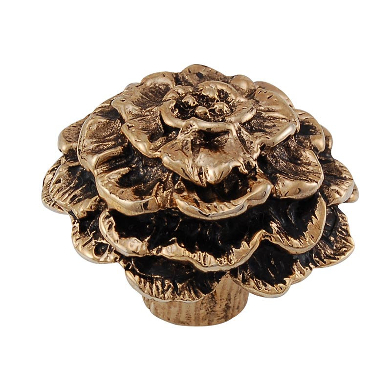 Carlotta Novelty Knob, Antique Gold