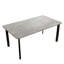 Extendable Metal Base Dining Table-998571142