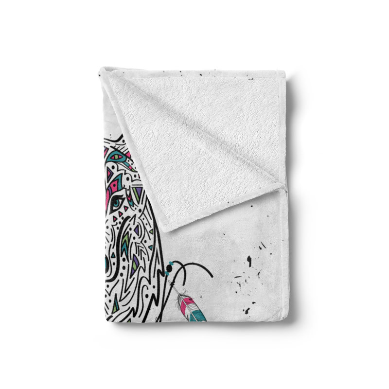 Hand Woven Throw Blanket, 60" x 80"