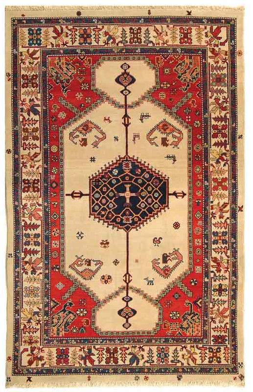 Rectangle : 6' x 9' - Turkestan Ivoire Oriental Rug