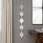 Miroir mural en métal 5 pièces-1252497377