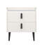 Table de chevet avec 2 tiroirs (table de chevet seulement)-1484209308