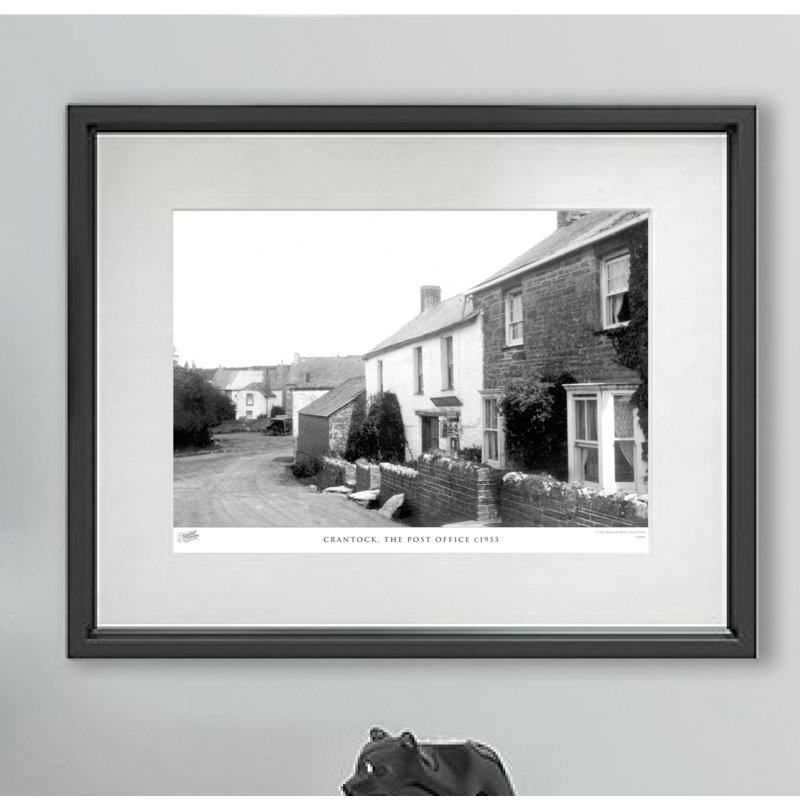 Crantock, The Post Office C1955 - Single Picture Frame Print, 28cm H x 36cm W x 2.3cm D