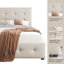 Yvoire Upholstered Storage Bed-69276525-69276528