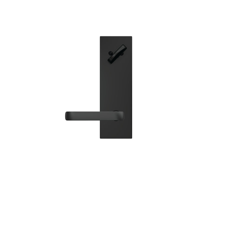 Clybourn Exterior Lever Set (Interior Portion Sold Separately), Matte Black