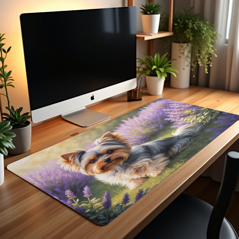 Polyester Desk Pad, 14.4x12.1