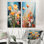 «Garden Delights Wild Expression Blooms», ensemble de 2 reproductions d'art sur toile
