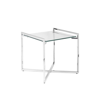 Kaczmarek Glass Top End Table