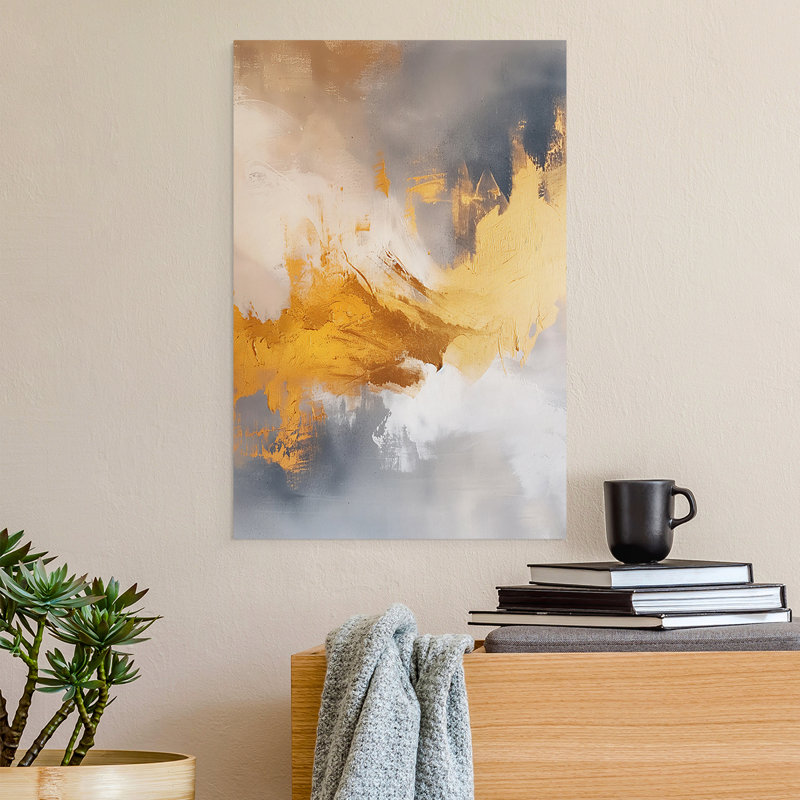 Série ABSTRACT CDXLI - Impression sur toile seulement - NON CADRE, H 60 po x l 40 po
