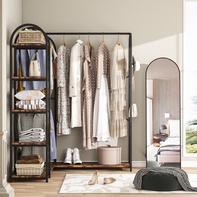 Felic 55.51'' Metal Clothing Rack