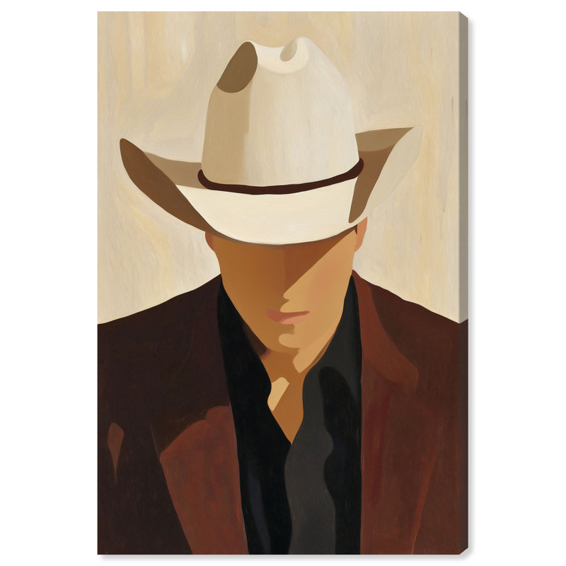 "Cowboy I", reproduction d'art sur toile par Art Remedy, 24 x 36, H 36 po x l 24 po, Toile non encadrée
