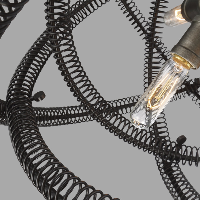 Vintage Bronze Industrial Dimmable Sconce with Clear Shade