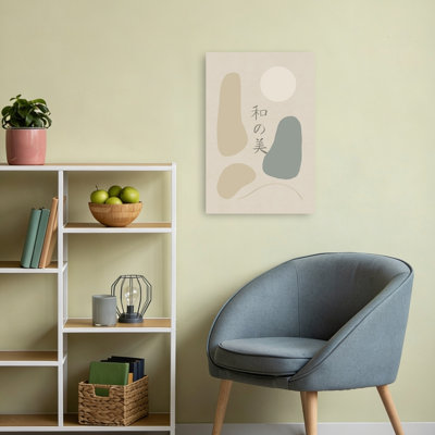 «Japanese Harmony Aesthetic Contemporary», reproduction d'art mural