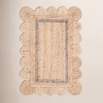 Inaki Hand-Woven Geometric Jute Rug