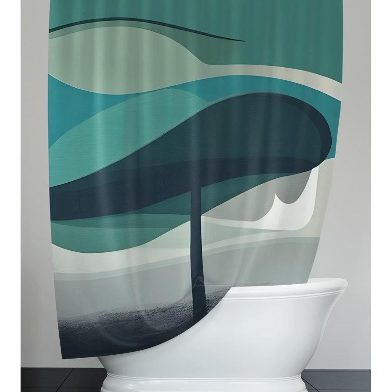 Rideau de douche Aleara, H 72 po x l 70 po