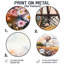 Décoration murale ronde en métal Country Farm Mill-1439086532