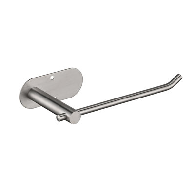 1 Piece Paper Towel Holder Stainless Steel Brushed Nickel Self-Adhesive No-Drill Wall Mount Rustproof