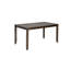 Table de salle à manger rectangulaire en noyer, 6 avec 4 chaises et un banc, pour 6 personnes, contemporaine et pour la maison, cuisine, salon 6, bar maison, décoration