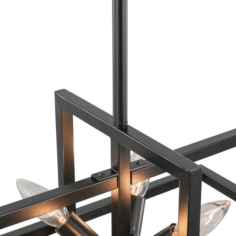 Industrial 8 - Light Lantern Sputnik Geometric Chandelier