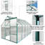 Serre en polycarbonate surélevée 6X12 pi-114766637