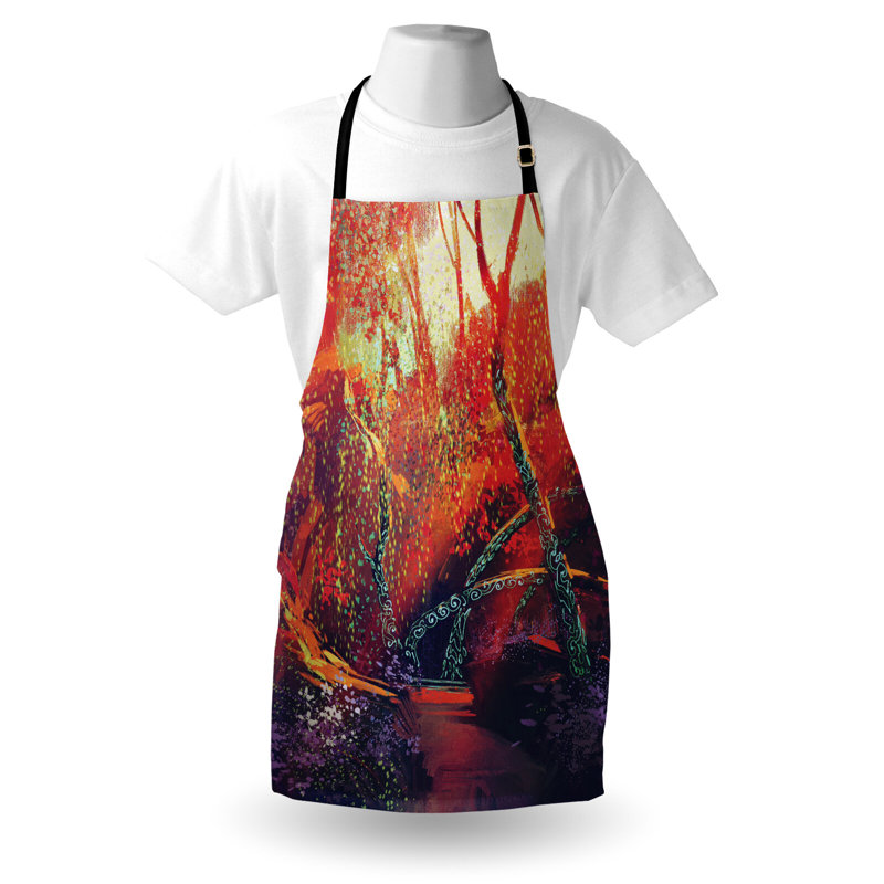 No Pattern Bib Apron