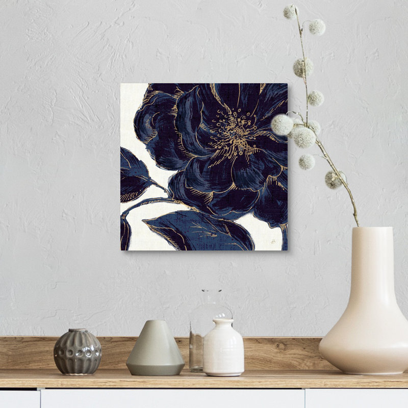 «Indigo Garden II», reproduction d'impression, H 12 po x l 12 po x P 1,5 po, Toile