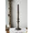 Sculptural Black Iron Candle Holder-220327834