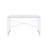 47" White and Silver Writing Desk-121357420-121357422