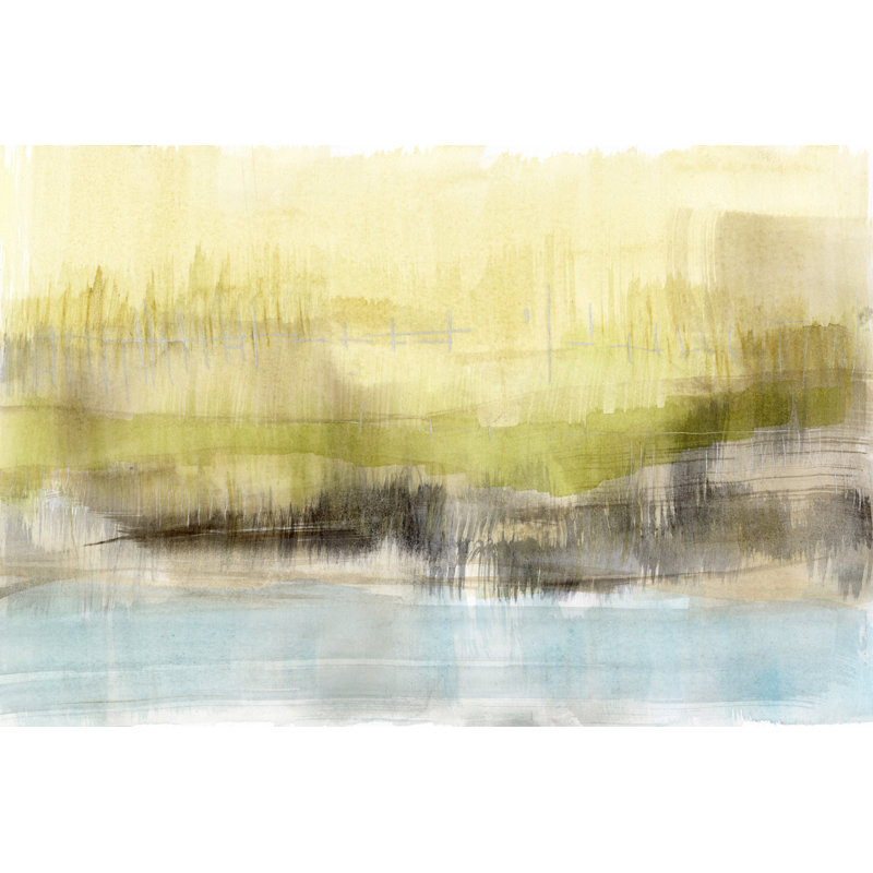 Feathered Fields I by Jennifer Goldberger - Wrapped Canvas Painting, 51cm H x 76cm W