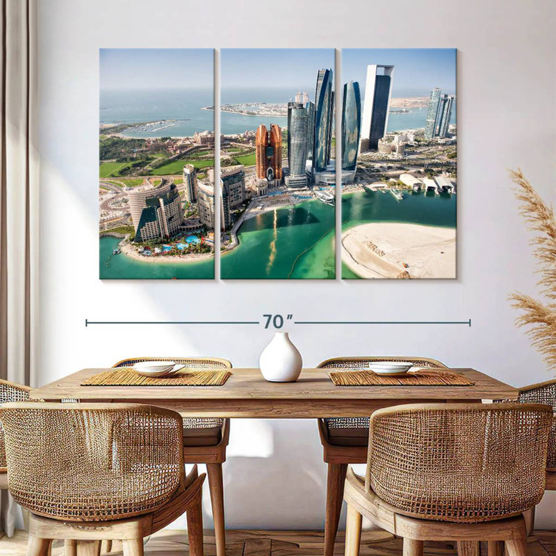 Abu Dhabi Structures, 42" H x 65" W