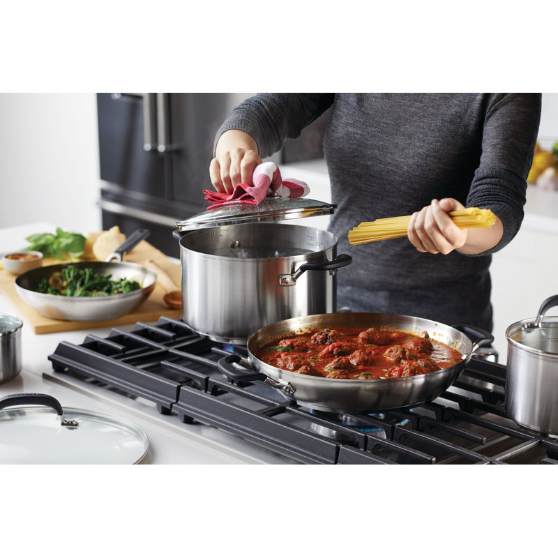 Kitchenaid 10 Piece Stainless Steel Induction Pots and Pans Cookware Set
