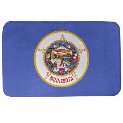 Tapis de bain drapeau de minnesota Fawcett